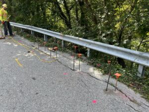 roadway stabilization and slope stabilization with polyurethane